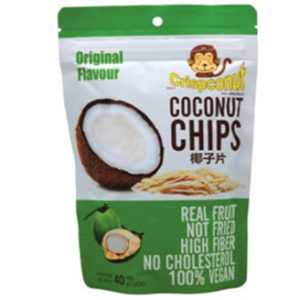ココナッツチップス　　　　　　　（オリジナル） 内容量　40g メーカー　JD Food Products